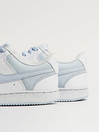 SNEAKER NIKE COURT VISION LOW NEXT NATURE POUR FEMME - BLANC/BLEU