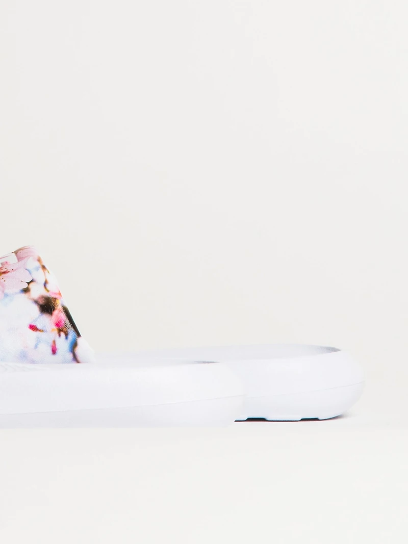 WOMENS NIKE VICTORI ONE SLIDE - WHITE/FLORAL PRINT