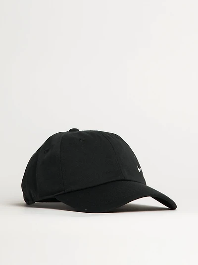 NIKE CLUB SWOOSH UNSTRUCTURED CAP - BLACK