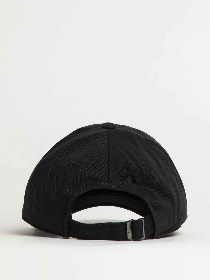 NIKE CLUB SWOOSH UNSTRUCTURED CAP - BLACK