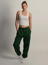 NIKE SPORTSWEAR PHOENIX FLEECE HIGHRISE OVERSIED PANT - FOREST