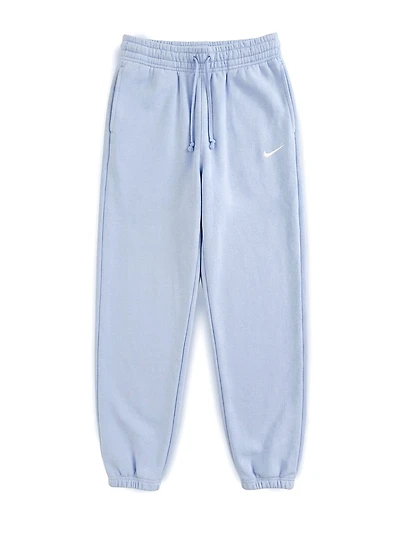 NIKE SPORTSWEAR PHOENIX FLEECE PANTALON OVERSIZE HAUTE - BLEU