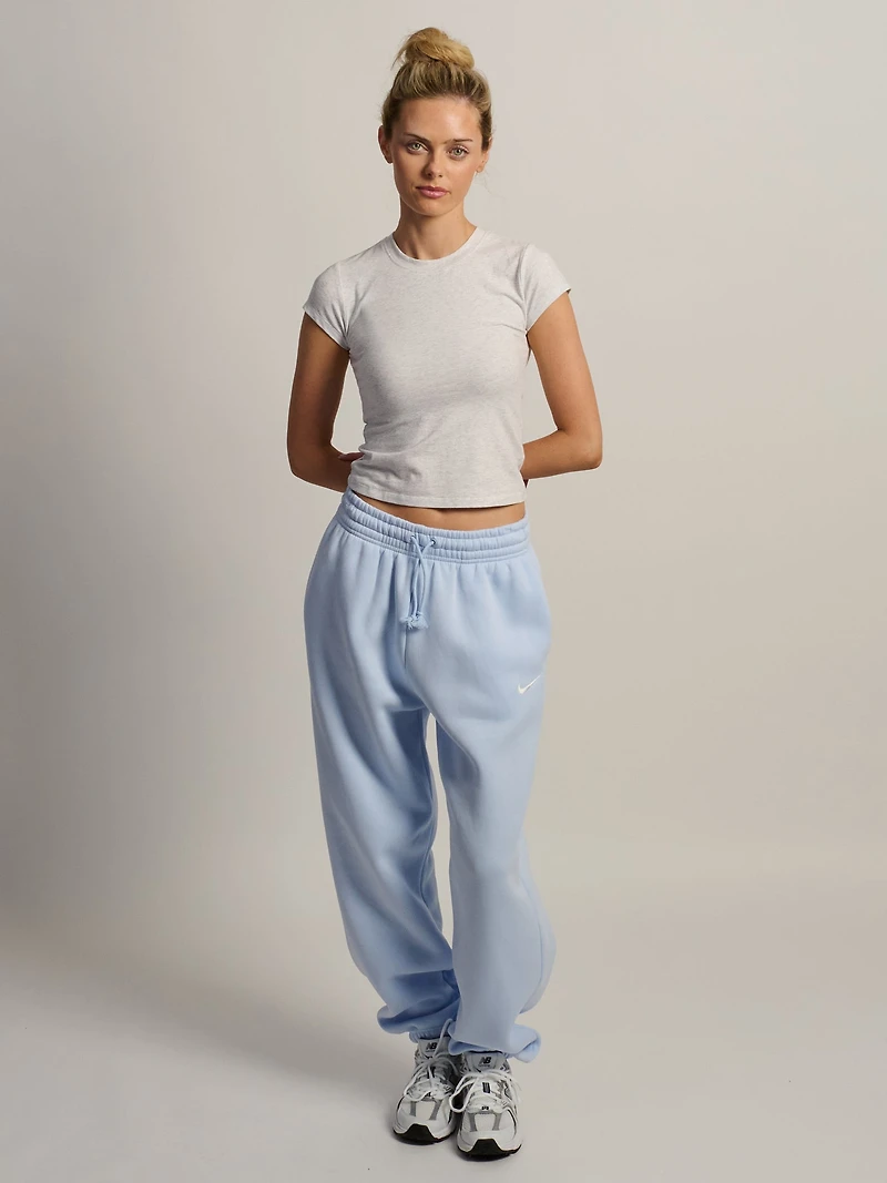 NIKE SPORTSWEAR PHOENIX FLEECE HIGHRISE OVERSIZED PANT - BLUE