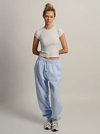 NIKE SPORTSWEAR PHOENIX FLEECE HIGHRISE OVERSIZED PANT - BLUE