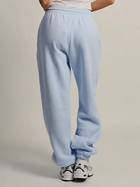 NIKE SPORTSWEAR PHOENIX FLEECE PANTALON OVERSIZE HAUTE - BLEU