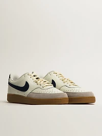 HOMMES NIKE COURT VISION LOW SNEAKER - SAIL/NAVY