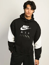 NIKE AIR PULL OVER HOODIE- BLACK