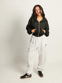 NIKE SPORTSWEAR STREET CROP FULL ZIP HOODIE