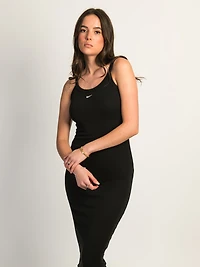 NIKE SPORTSWEAR CHILL KNIT RIB TANK TOP DRESS