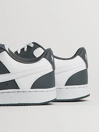 MENS NIKE COURT VISION LOW SNEAKER - GREY