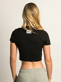 NIKE SPORTSWEAR SLIM CROP T-SHIRT - NOIR