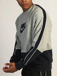 PULL-OVER À COL RAS DU COU EN POLAIRE BROSSÉE NIKE CLUB