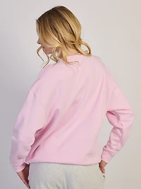 NIKE SPORTSWEAR CLUB FLEECE LOOSE CREW - ROSE