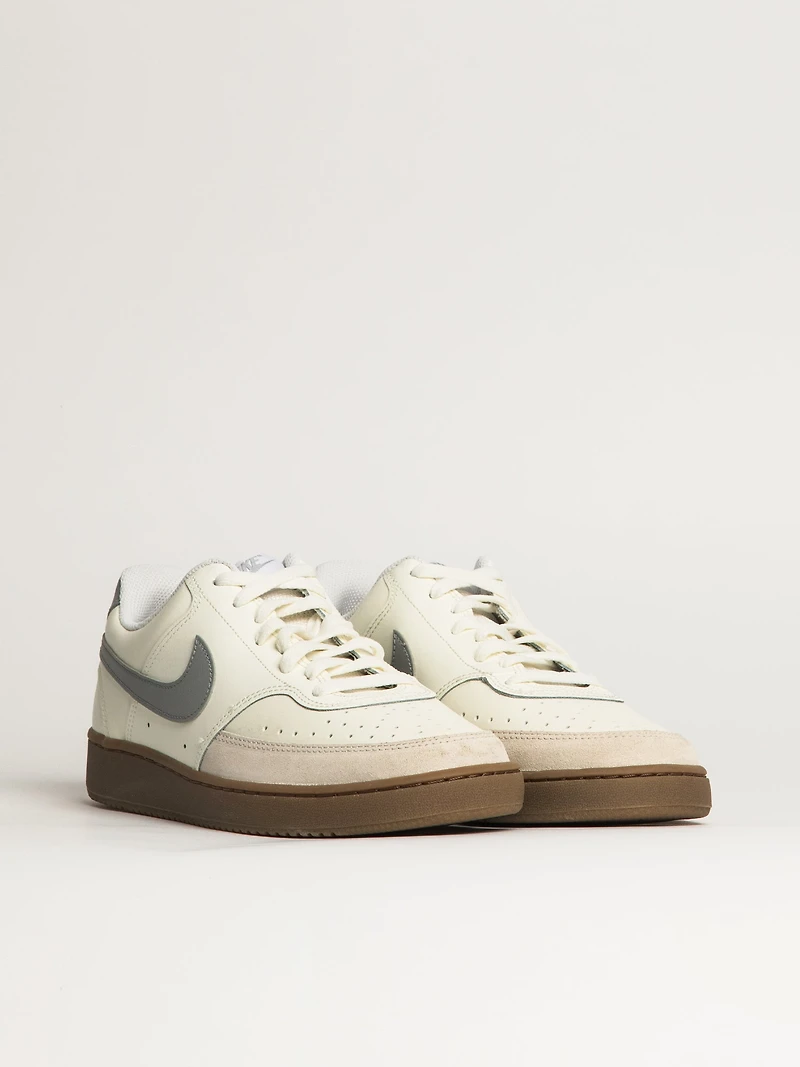 HOMMES NIKE COURT VISION LOW SNEAKER - BLANC/GRIS