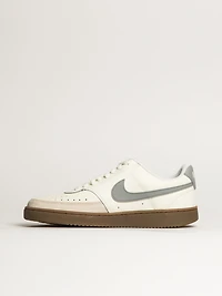 HOMMES NIKE COURT VISION LOW SNEAKER - BLANC/GRIS