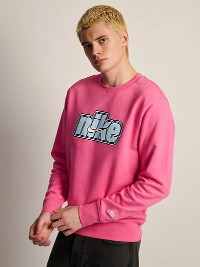 NIKE FIT CREWNECK - PINK