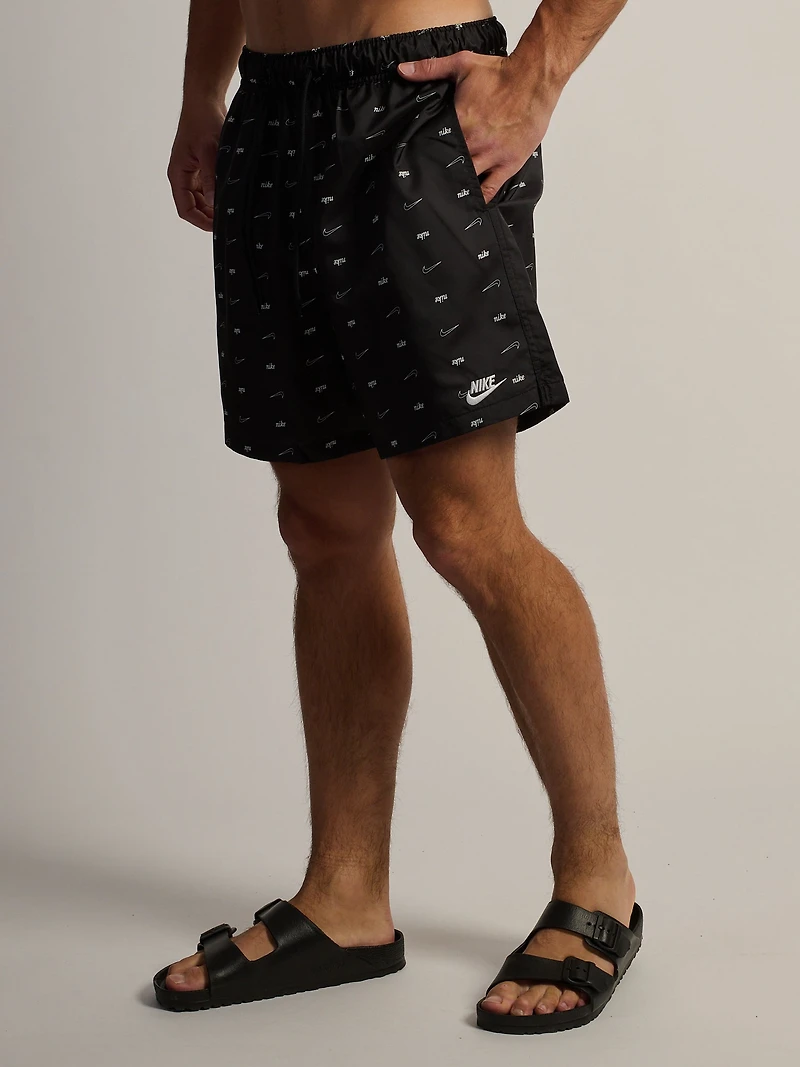 NIKE CLUB WOVEN ALL OVER PRINT FLOW SHORT