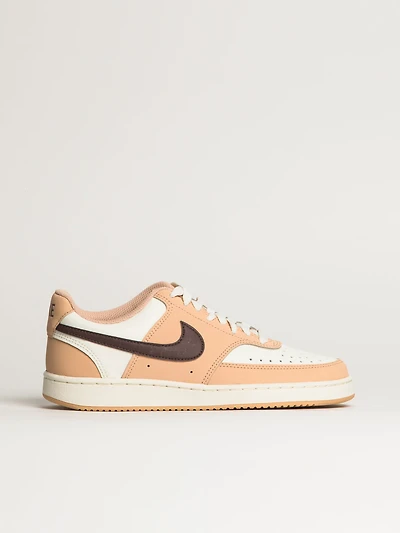 BASKETS BASSES NIKE COURT VISION POUR FEMMES - BEIGE