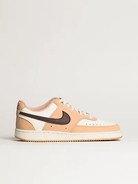 BASKETS BASSES NIKE COURT VISION POUR FEMMES - BEIGE