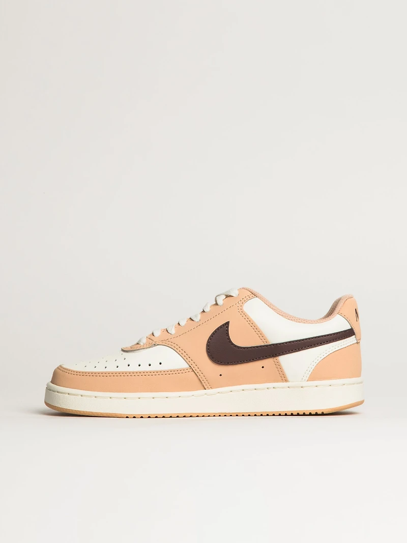 BASKETS BASSES NIKE COURT VISION POUR FEMMES - BEIGE