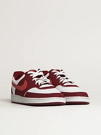 WOMENS NIKE COURT VISION LOW SNEAKER - TEAM RED/WHITE