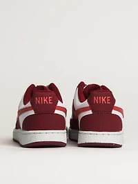 WOMENS NIKE COURT VISION LOW SNEAKER - TEAM RED/WHITE