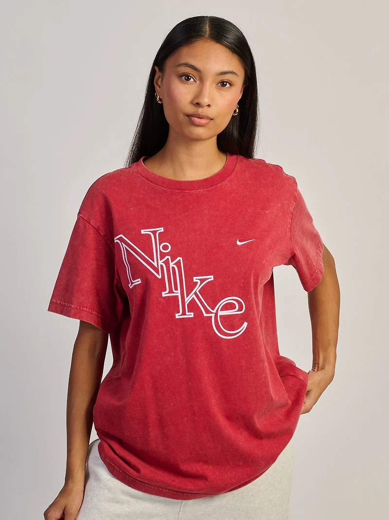 NIKE T-SHIRT TOUGH RED