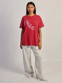 NIKE T-SHIRT TOUGH RED