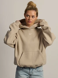 NIKE STUDIO FLEECE OVERSIZED PULL OVER HOODIE