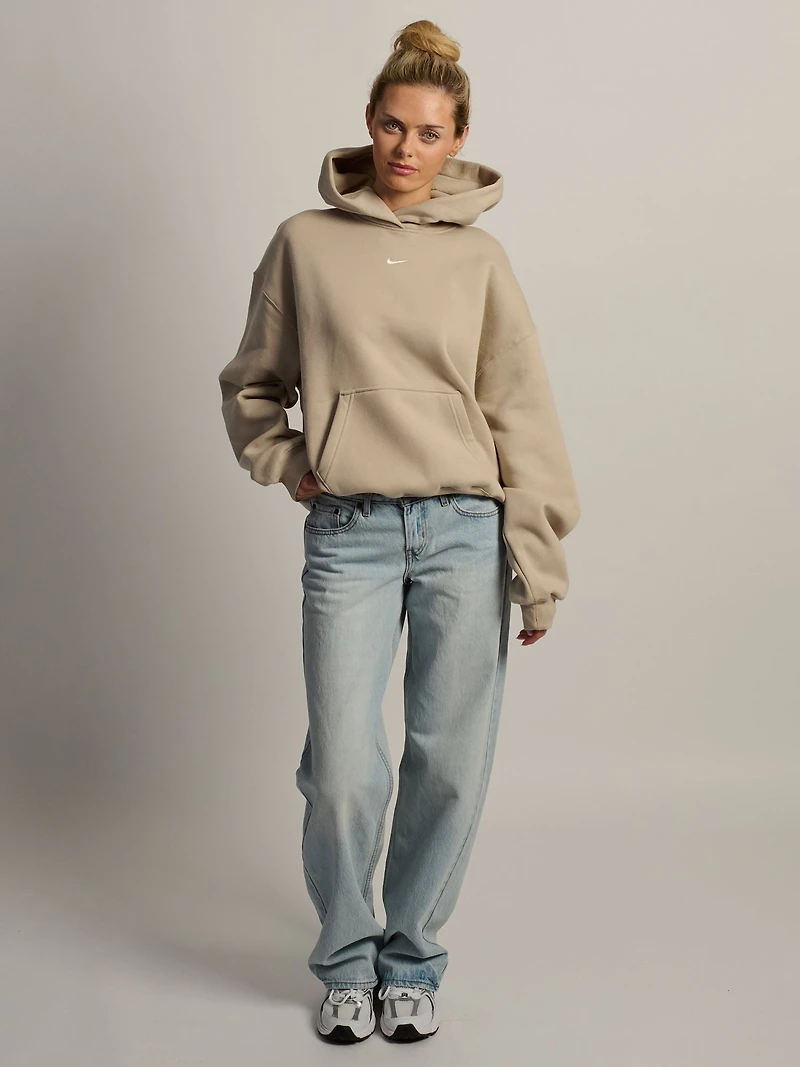 NIKE STDO FLEECE OVERSIZED PULL OVER HOODIE
