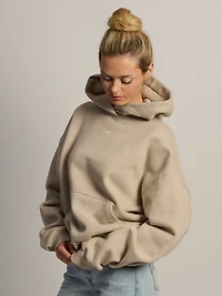 NIKE STUDIO FLEECE OVERSIZED PULL OVER HOODIE