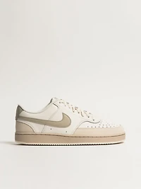 NIKE COURT VISION LO SUEDE SNEAKER - CREAM