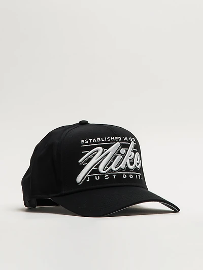 NIKE A FRAME SNAP HAT - BLACK