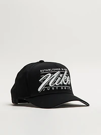 NIKE A FRAME SNAP HAT - BLACK
