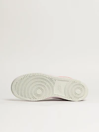 NIKE COURT VISION LO SUEDE SNEAKER - BLANC/ROSE