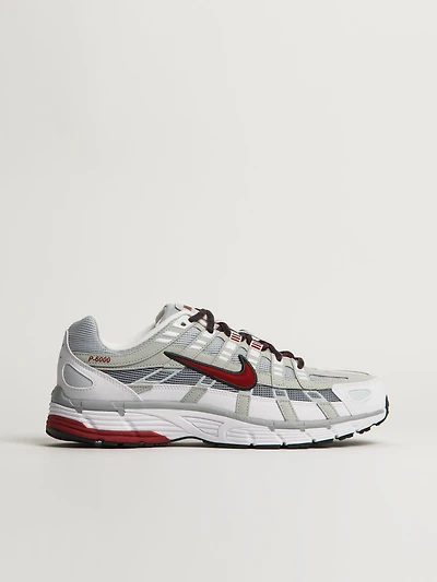 NIKE P - 6000 BASKETS BLANC/ROUGE