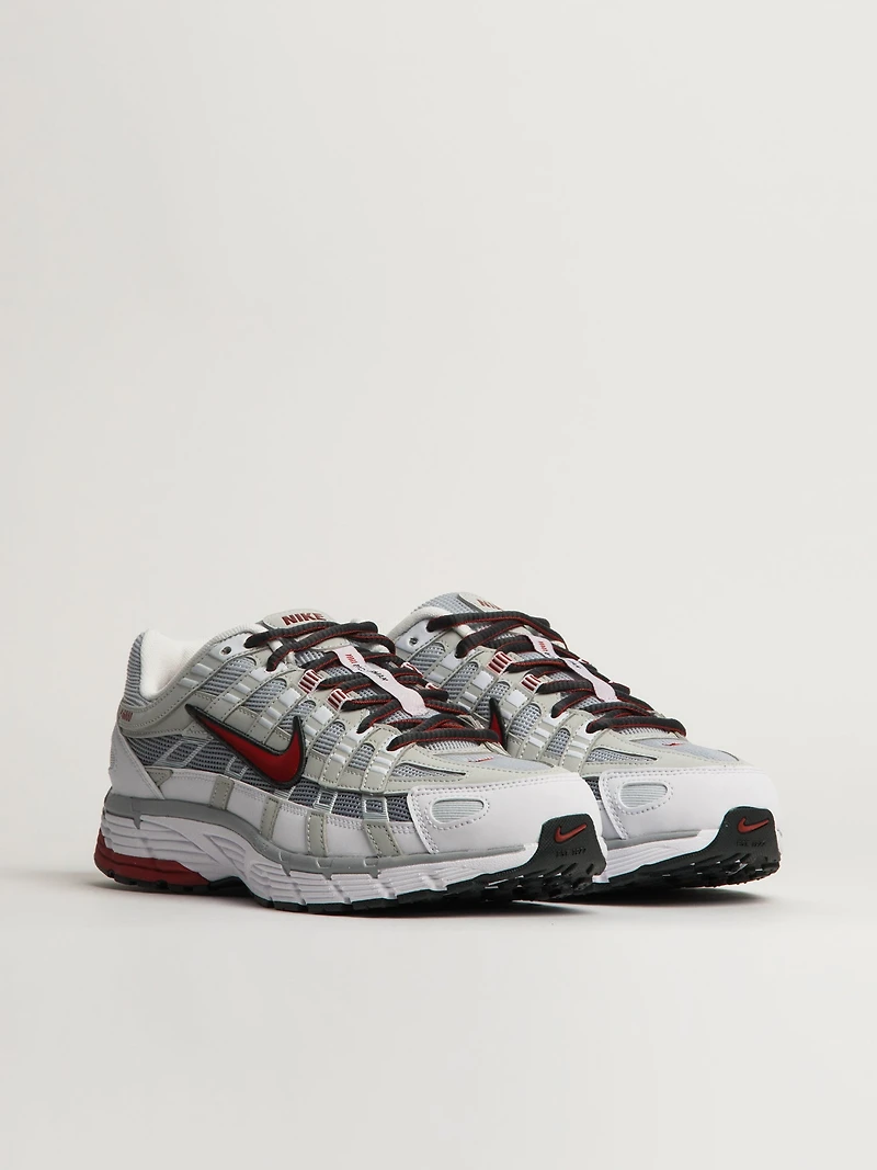 NIKE P - 6000 BASKETS BLANC/ROUGE