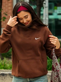 NIKE PULL OVER HOODIE - CACAO