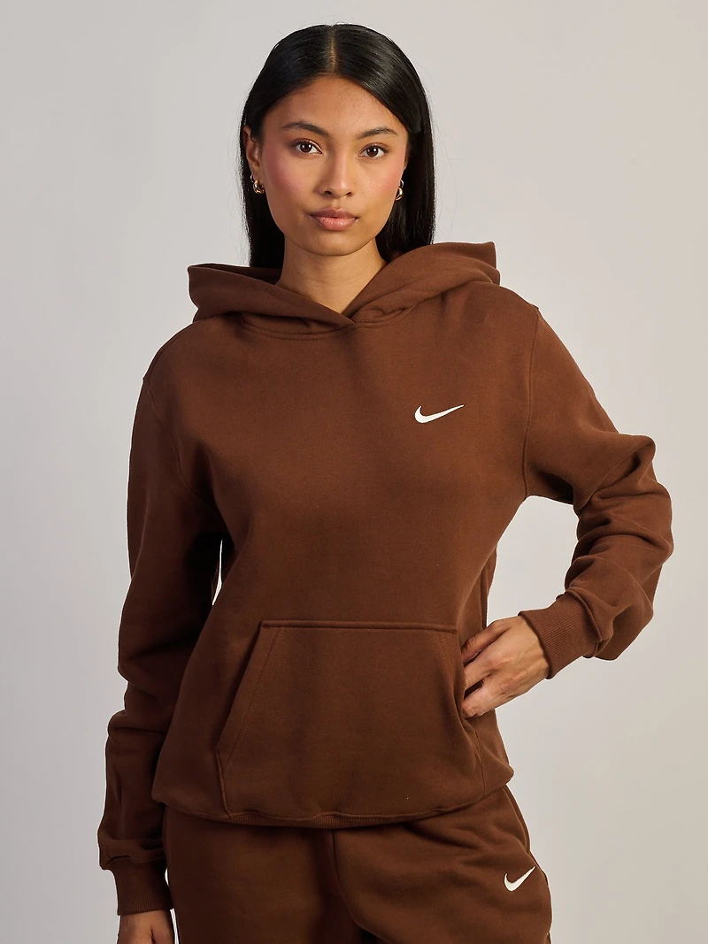 NIKE PULL OVER HOODIE - CACAO