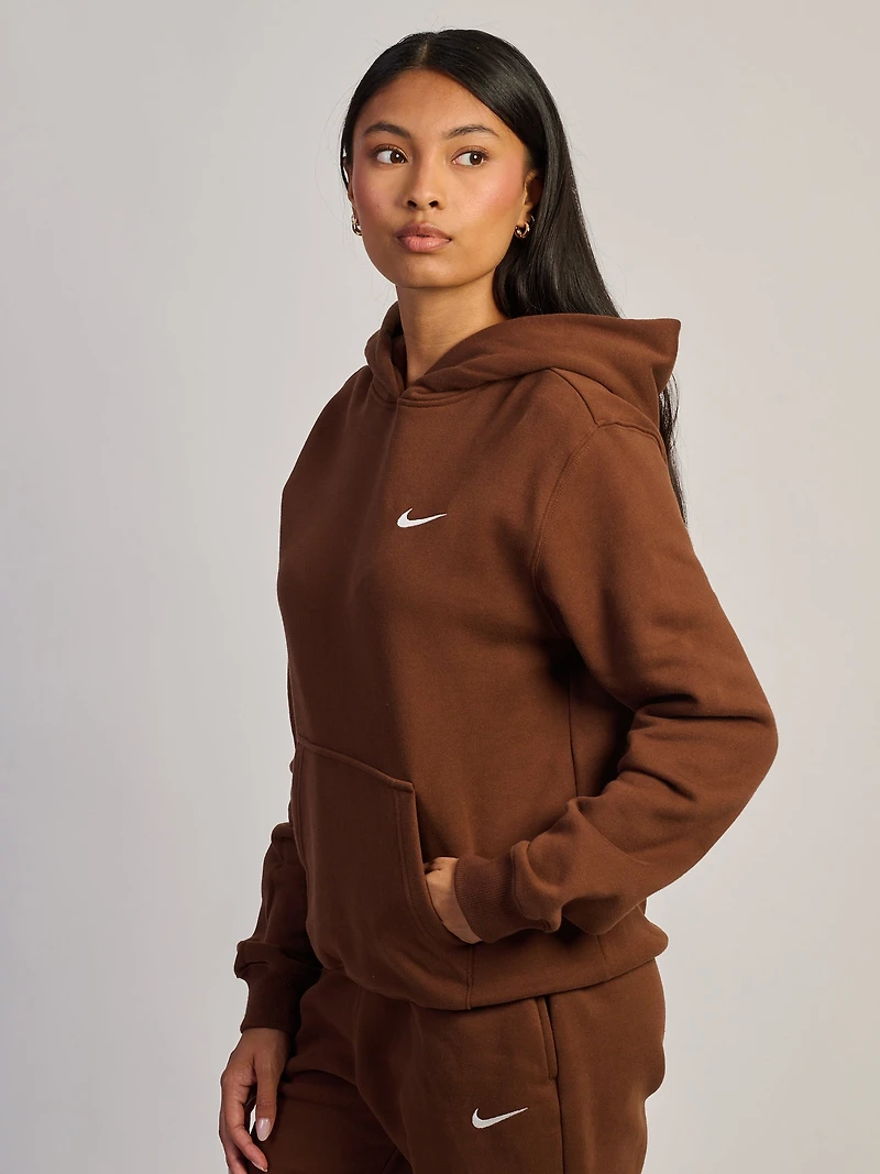 NIKE PULL OVER HOODIE - CACAO