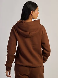 NIKE PULL OVER HOODIE - CACAO