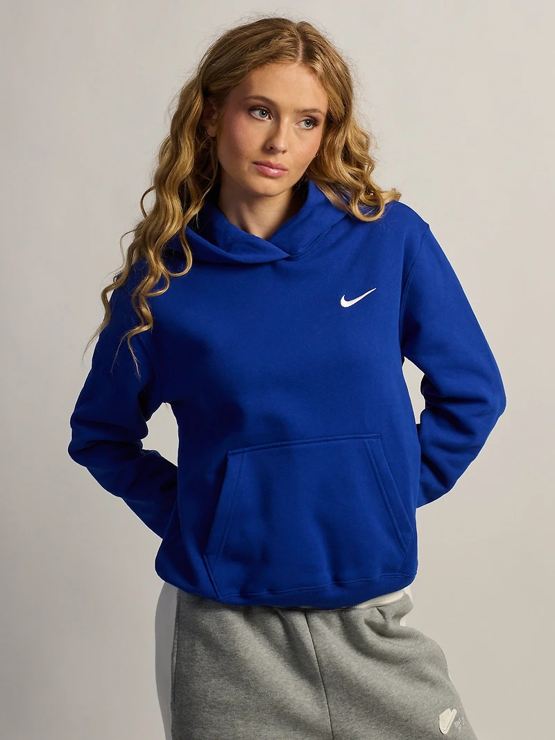 NIKE STUDIO FLEECE PULL OVER HOODIE