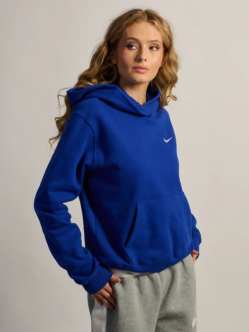 NIKE STUDIO FLEECE PULL OVER HOODIE