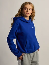 NIKE STUDIO FLEECE PULL OVER HOODIE