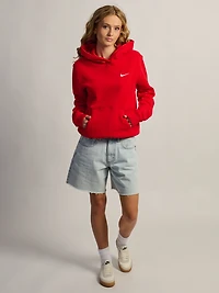NIKE STUDIO FLEECE SWEAT À CAPUCHE - ROUGE