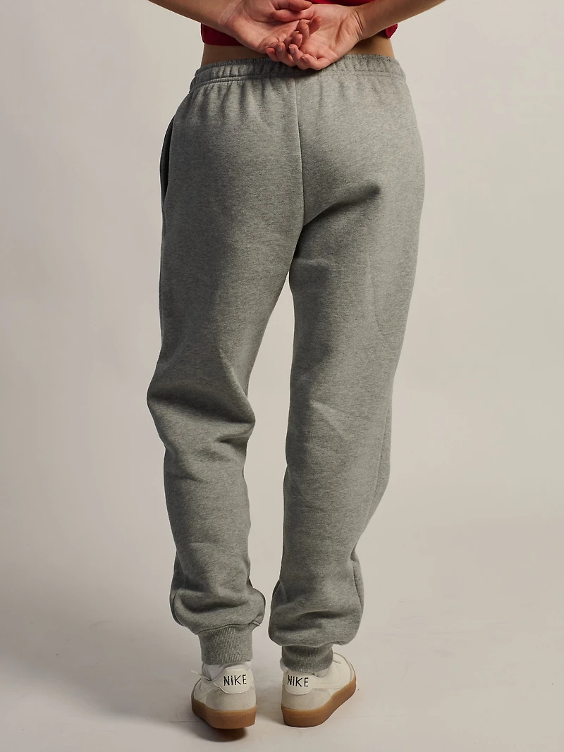 NIKE STUDIO FLEECE JOGGER TAILLE MI-HAUTE - GRIS FONCÉ