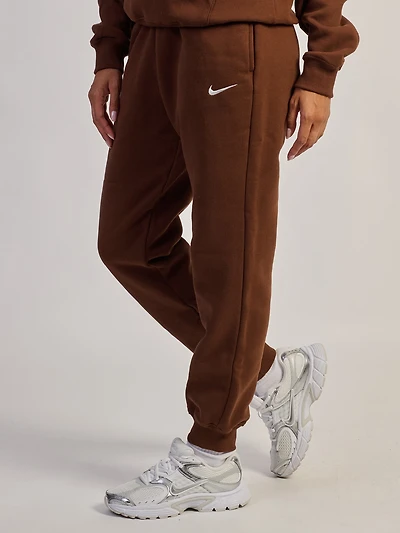 NIKE MID RISE JOGGERS -COCOA