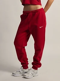 NIKE MID RISE JOGGERS - TOUGH RED