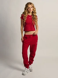 NIKE JOGGERS TAILLE MI-HAUTE - ROUGE RÉSISTANT