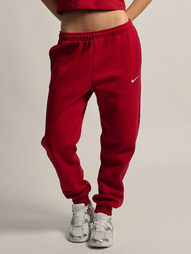 NIKE MID RISE JOGGERS - TOUGH RED